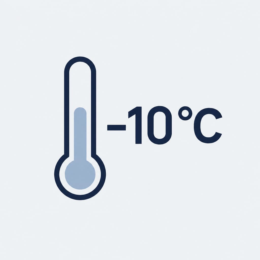до -10°C