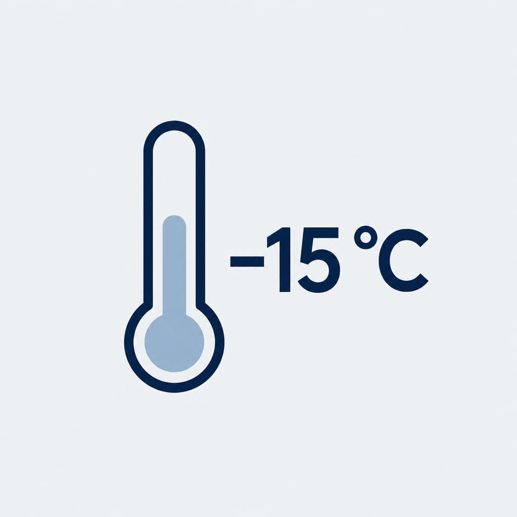 до -15°C
