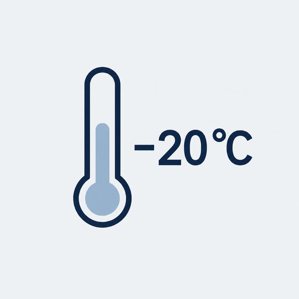 до -20°C